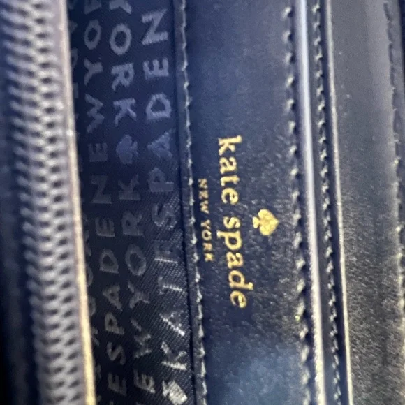 Kate Spade Blue and Pink Striped Wallet - Picture 7 of 8